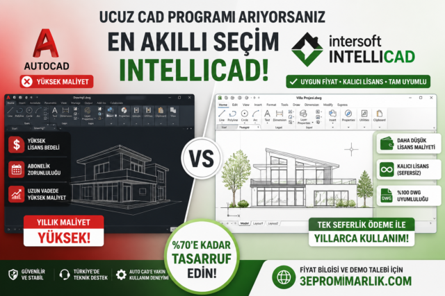 Ucuz CAD Programları (Lisanslı) – 2026 Rehberi
