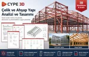 CYPE 3D ile Çelik ve Ahşap Yapı Analizi