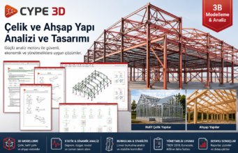 CYPE 3D ile Çelik ve Ahşap Yapı Analizi