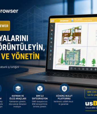 Online DWG Görüntüleyici Nedir? usBIM ile Bulut Tabanlı DWG Görüntüleme