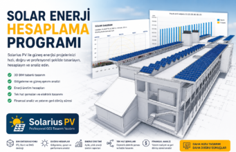 Solar Enerji Hesaplama Programı: Solarius PV ile Profesyonel GES Tasarımı