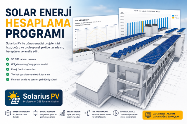Solar Enerji Hesaplama Programı: Solarius PV ile Profesyonel GES Tasarımı