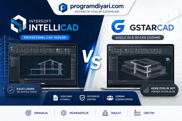 Intersoft IntelliCAD vs GstarCAD: Hangi CAD Yazılımı Daha İyi?